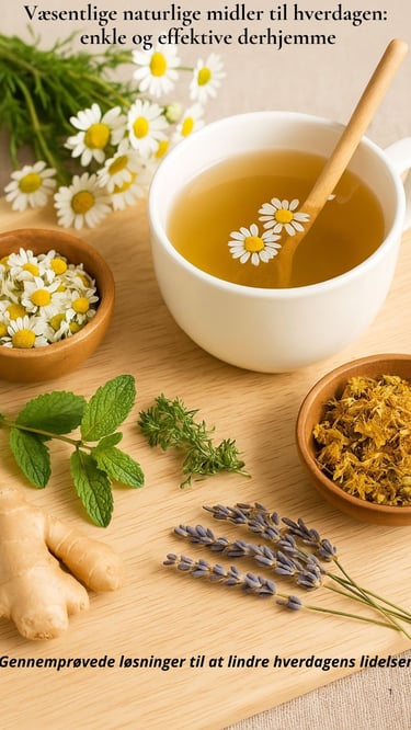 Naturlig førstehjælp i hjemmet. Lær sikre, naturlige løsninger mod hoste, småsår, hudproblemer og ur