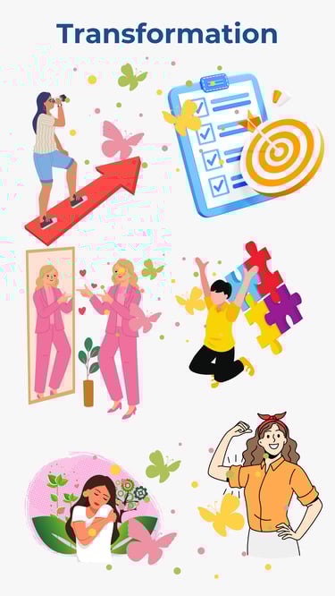 Transformation dans le parcours Evoludic-coaching