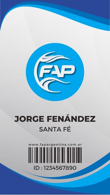 Imágen Demo Carnet Federativo FAP Frente