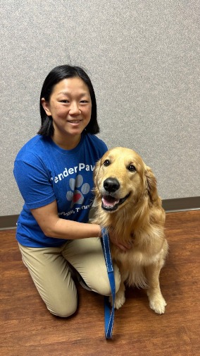 Therapy Dog App with Handler Rachel.