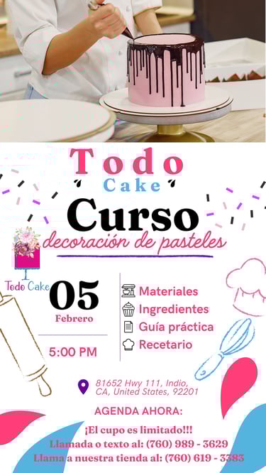 ¿Te gustaría aprender reposteria? 🧁🍰🎂 🧁🍰🎂¡Asegura tu lugar en nuestro curso de repostería! 🧁🍰🎂 Aprenderas a utiliza