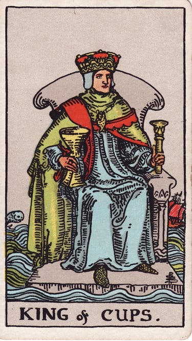 King of Cups Tarot Card Meaning Reading Description – Explore the meaning of the King of Cups tarot 