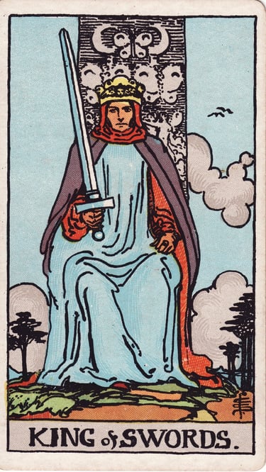King of Swords Tarot Card Meaning Reading Description – Discover the meaning of the King of Swords