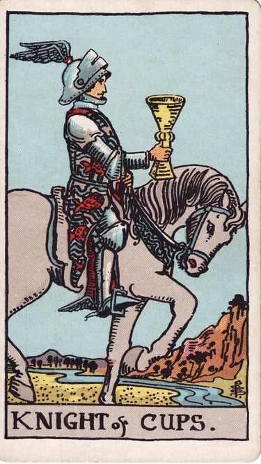 Knight of Cups Tarot Card Meaning Reading Description – Explore the meaning of the Knight of Cups ta