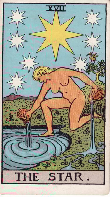 The Star Tarot Card Meaning Reading Description 