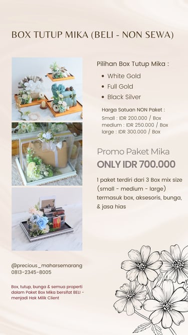 box mika seserahan semarang