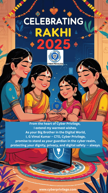 Happy Rakhi Day Cyber Privilege Big Brother in the Digital World