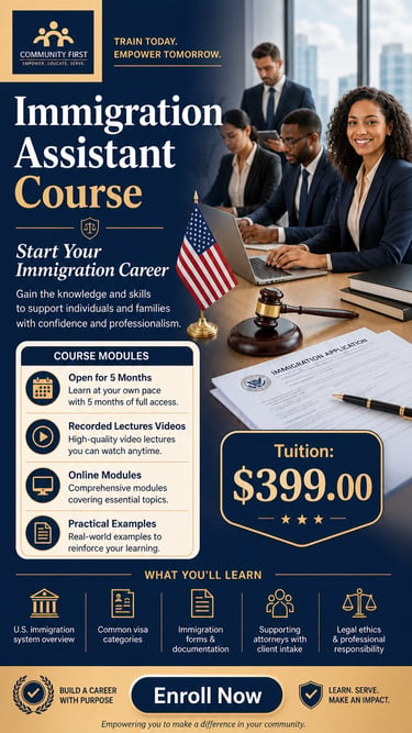 Immigration Assistant Course