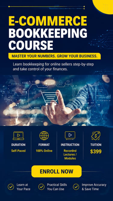E-Commerce Bookkeeping Course