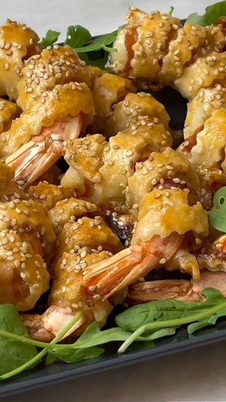 How to make snacks with shrimps