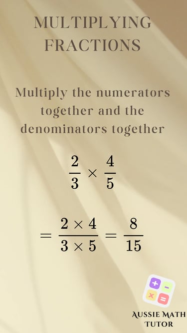 Mutiplying Fractions