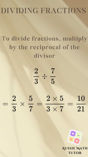 Dividing Fractions