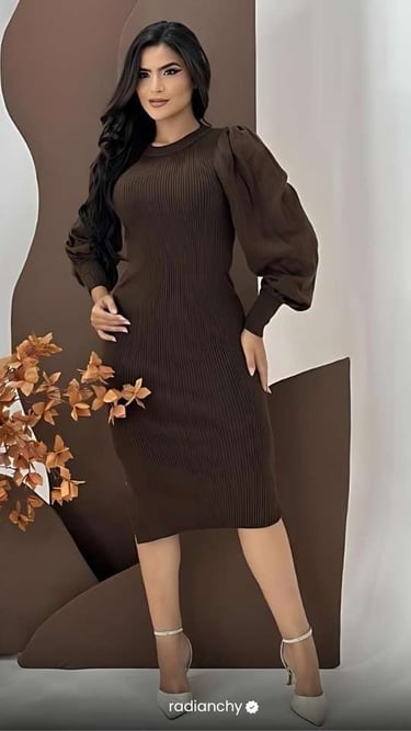 VESTIDO MIDI TRANSPASSADO TRICOT