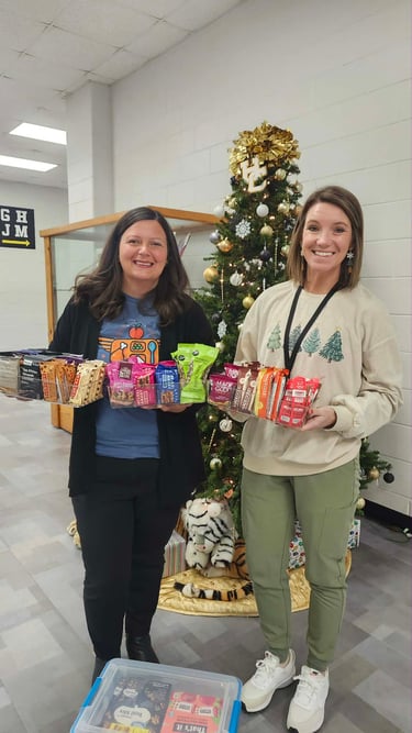 School Lunch Angels contribution to the Nurses Pantry at Harris County High School 12/15/2025
