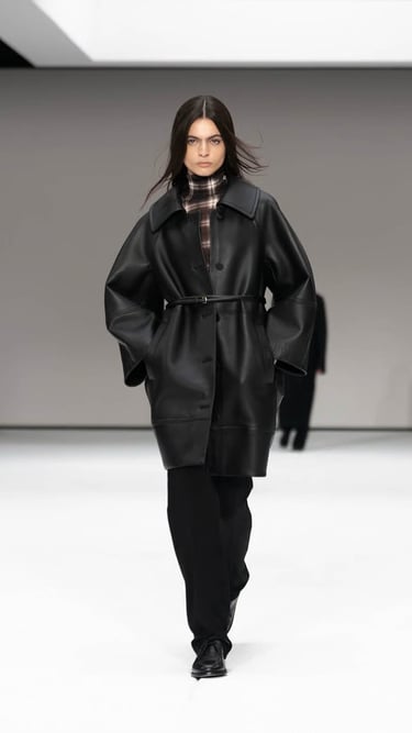 Ann Gior Makeup Artist for COS NYFW on model Carol Monteiro