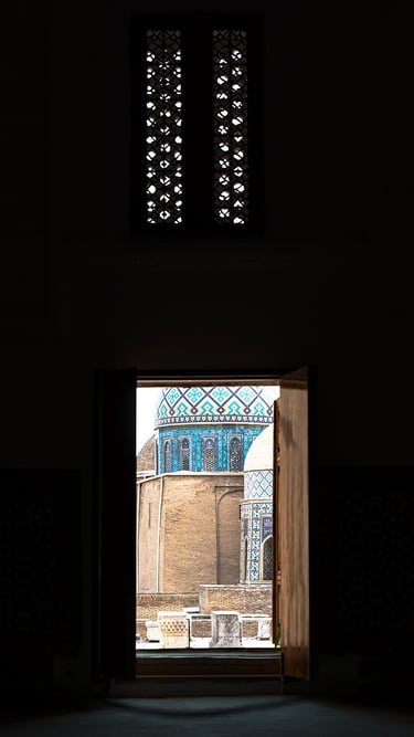Mausolée Samarket Ouzbékistan Nécropole De Shohizinda
