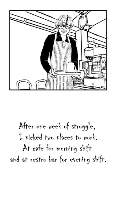 anime cafe illustration