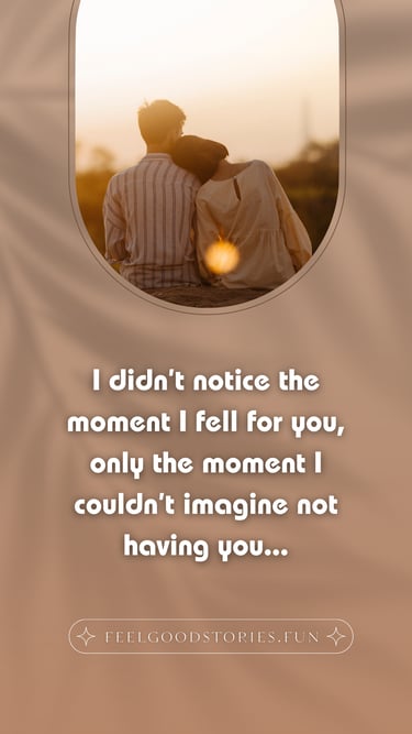 I am in love with you