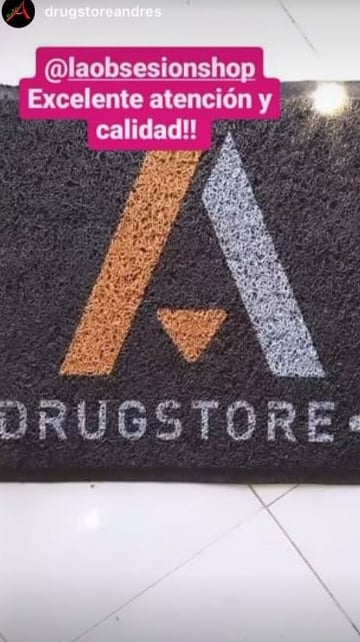 Felpudo personalizado con logo mayorista drugstore