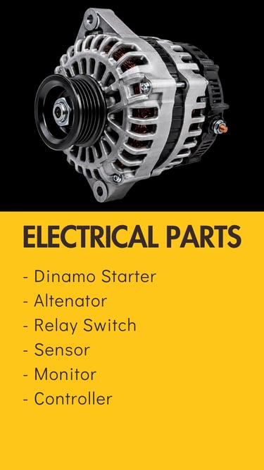 Sparepart Mesin untuk alat berat, kapal, genset dan forklift
