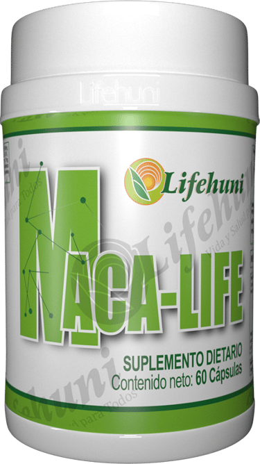 a jar of maca life supplement supplement for macaronii