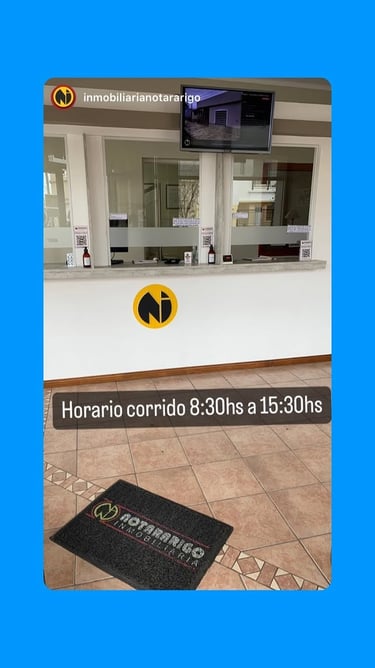 Felpudo personalizado con logo inmobiliaria nota