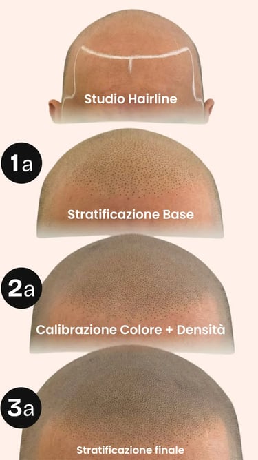 3 sedute tricopigmentazione effetto rasato