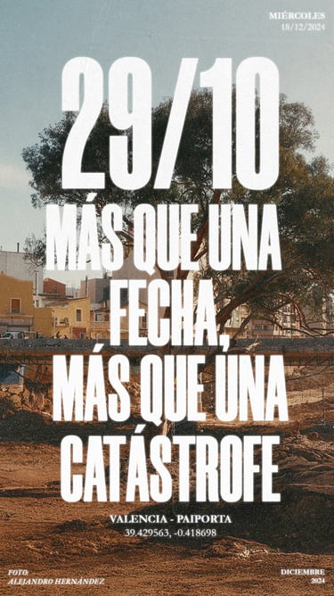 Poster de documental DANA Valencia 2024