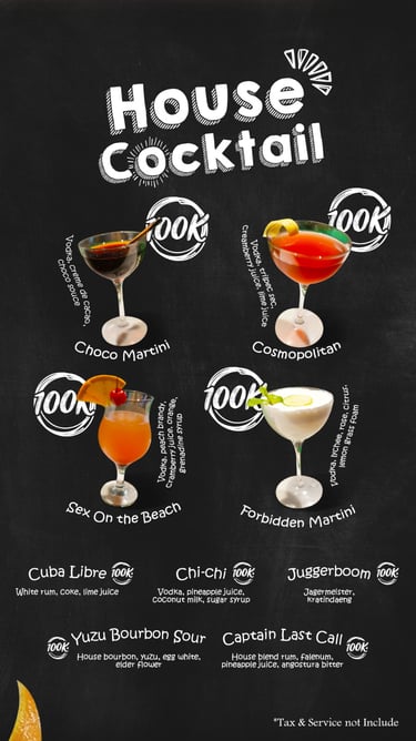 Pilihan House Cocktail di Bistronomix Medan