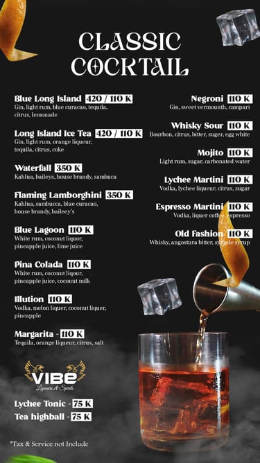Pilihan Classic Cocktail di Bistronomix Medan