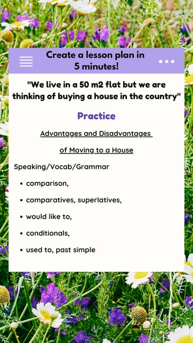 how to make a lesson plan for my english lesson