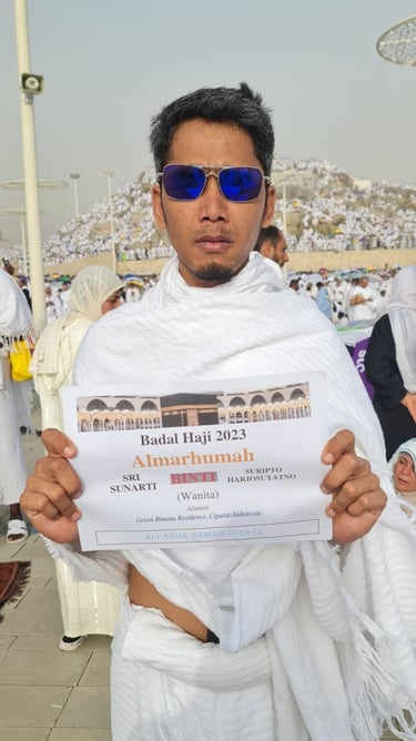 dokumentasi pelaksana badal haji alfasha wisata