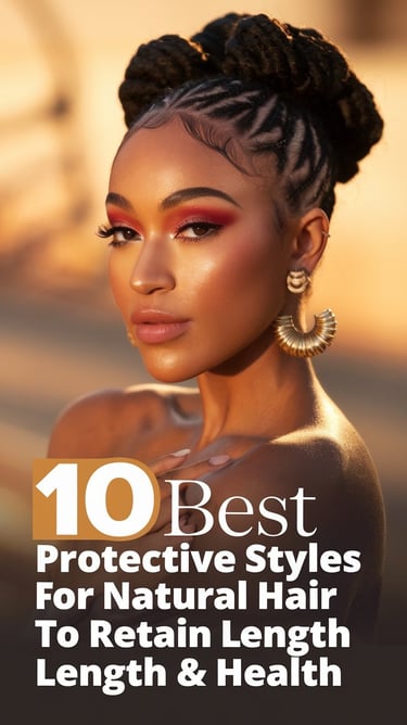 Imagine a radiant Black woman, confidently rocking perfectly styled Bantu knots, exuding Afrocentric beauty and bold self-exp