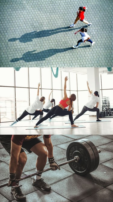 3 imágenes de entrenamiento híbrido