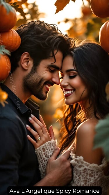 The Bewitching Kisses Bet by Ava L'Angelique— Pretty Words Aesthetic autumn kiss