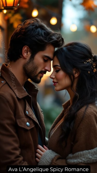 The Bewitching Kisses Bet by Ava L'Angelique— Fall Romance Books soft kiss vibe