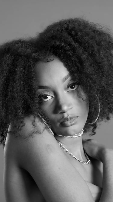 Portrait studio afro