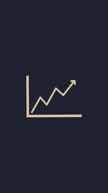 Average depth icon.