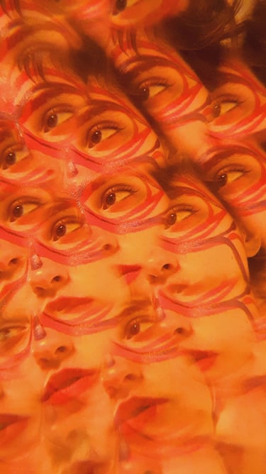 autoretrato. maquillaje