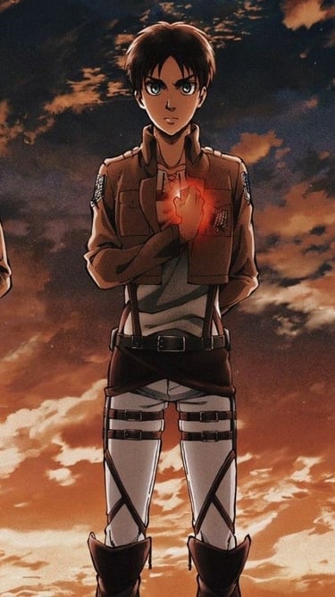 Eren Mikasa e Armin Attack on Titan personagens principais