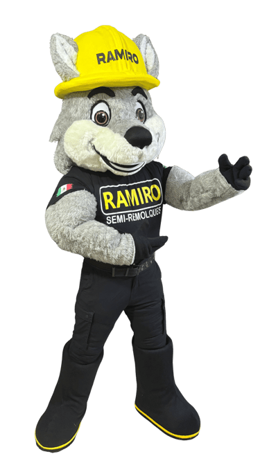 fabricacion de botarga para empresas de lobo