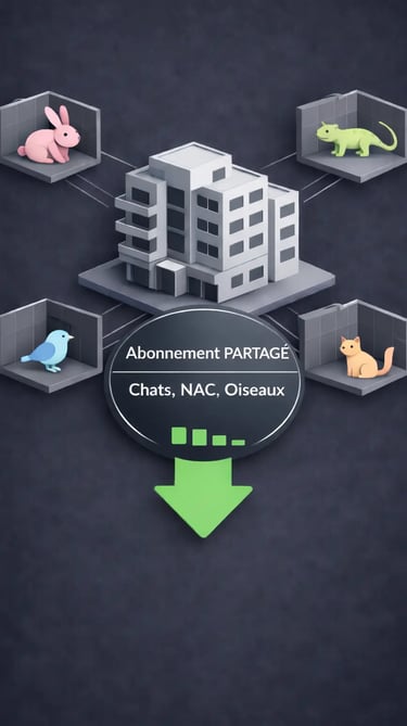 abonnement partagé entre voisins propriétaires d'animaux domestiques