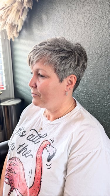 Women's short hair cuts at Studio M Salon Clermont FL