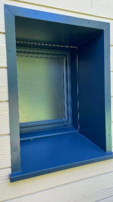 Habillage contour de fenêtre en aluminium