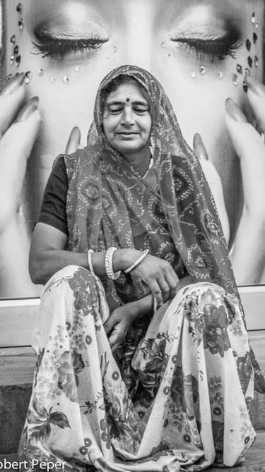 Bikaner - Looking Down towards Me