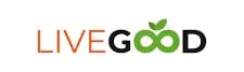 a logo for livegood good food