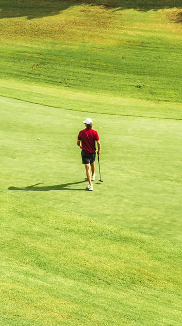 CEO of Golf en un juego en El Chaparral club golf