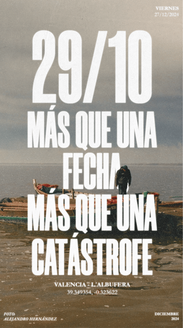 Cartel de documental DANA Albufera