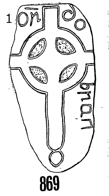 Tisaran Runestone 869  - Barony of Garrycastle, County Offaly, Ireland 
