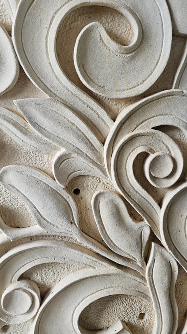 lime stone relief